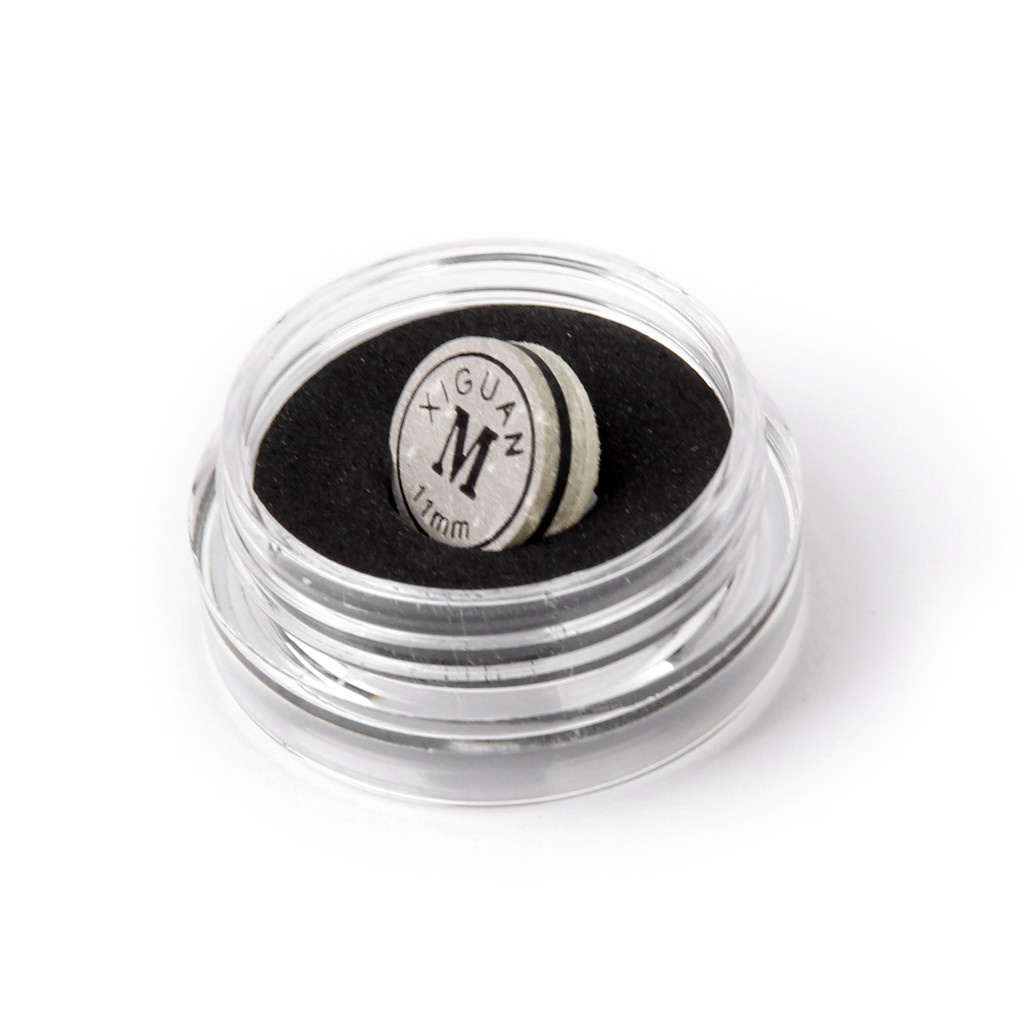 Versatile Durable 1pc 11mm Snooker Cue Tip Artificial Leather Humidity Resistant Glue Rate M Reliable Essential - Image 4