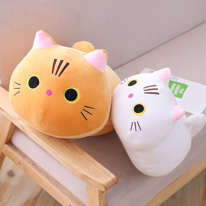 Must Durable Cartoon cat pillow cute round eye kitten doll girlfriend present plush toys Quality Have - Image 5