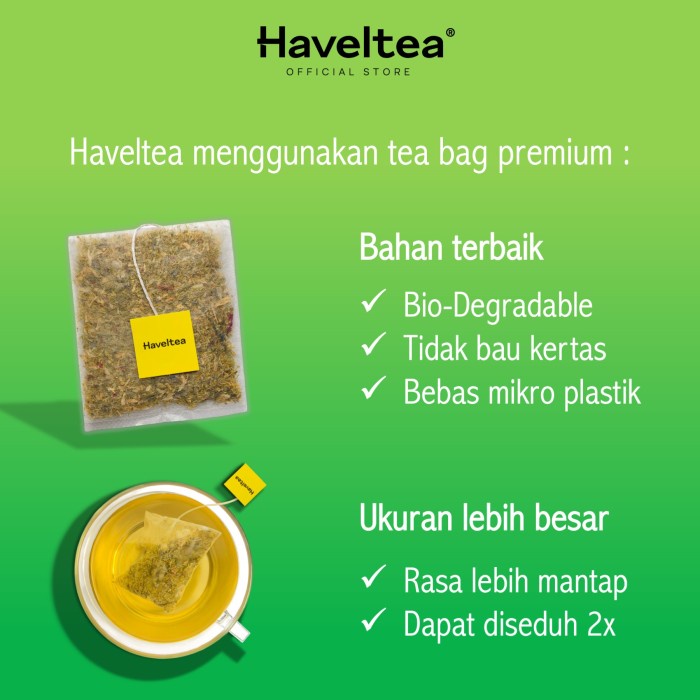Versatile Must UBUD GARDEN | Mini Tin Haveltea Teh Rempah Hijau Serai Mint Loose Leaf 15g Multi Durable - Image 2