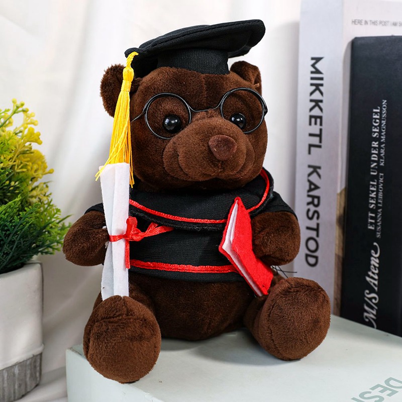 Purpose Multi Jinfucha 18cm Graduation Bear Class of 2021 Stuffed Animal Plush Gift Reliable - Image 5