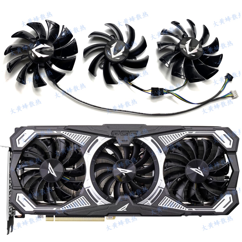 Zotac/zotac RTX3060 3060ti 3070 LHR 8GB PGF GOC Graphics Card Cooling Fan