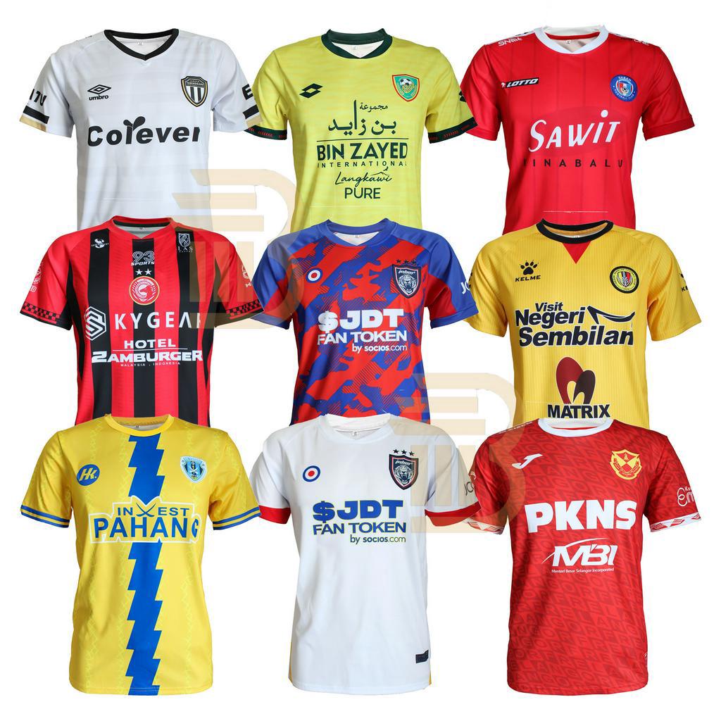 (HARGA BORONG) BAJU JERSEY NEGERI HOME AWAY SELANGOR JOHOR SABAH KEDAH KELANTAN PAHANG TERENGGANU NS MK