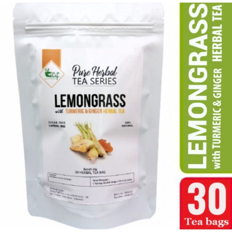 Portable Daily AINNA TEA Lemongrass Turmeric Ginger Teh Serai Jahe Kunyit Pure Herbal Series 30 Bag v1 Accessory - Image 2