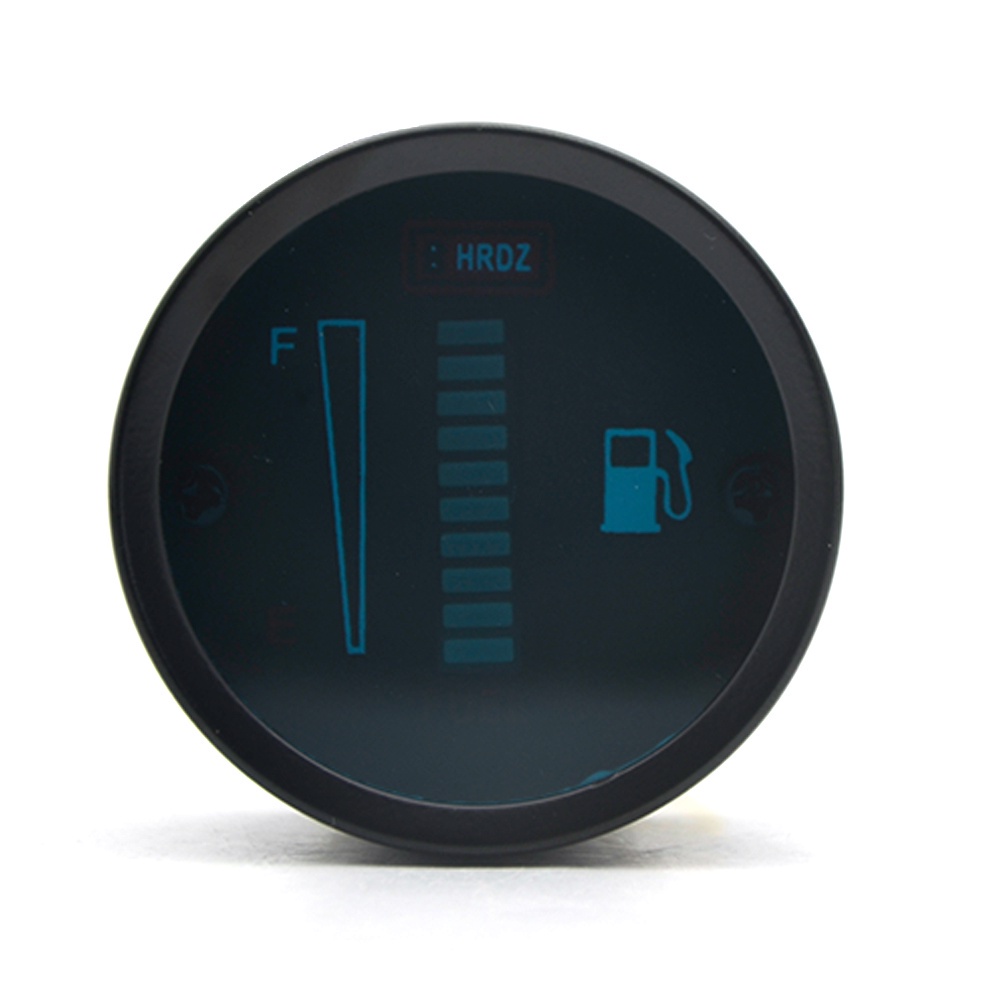 Versatile Quality DepoTuning 2" 52mm Car Motorcycle Fuel Level Gauge Green LED Moto Meter Sensor 12V /24V Aluminum Al... - Image 3