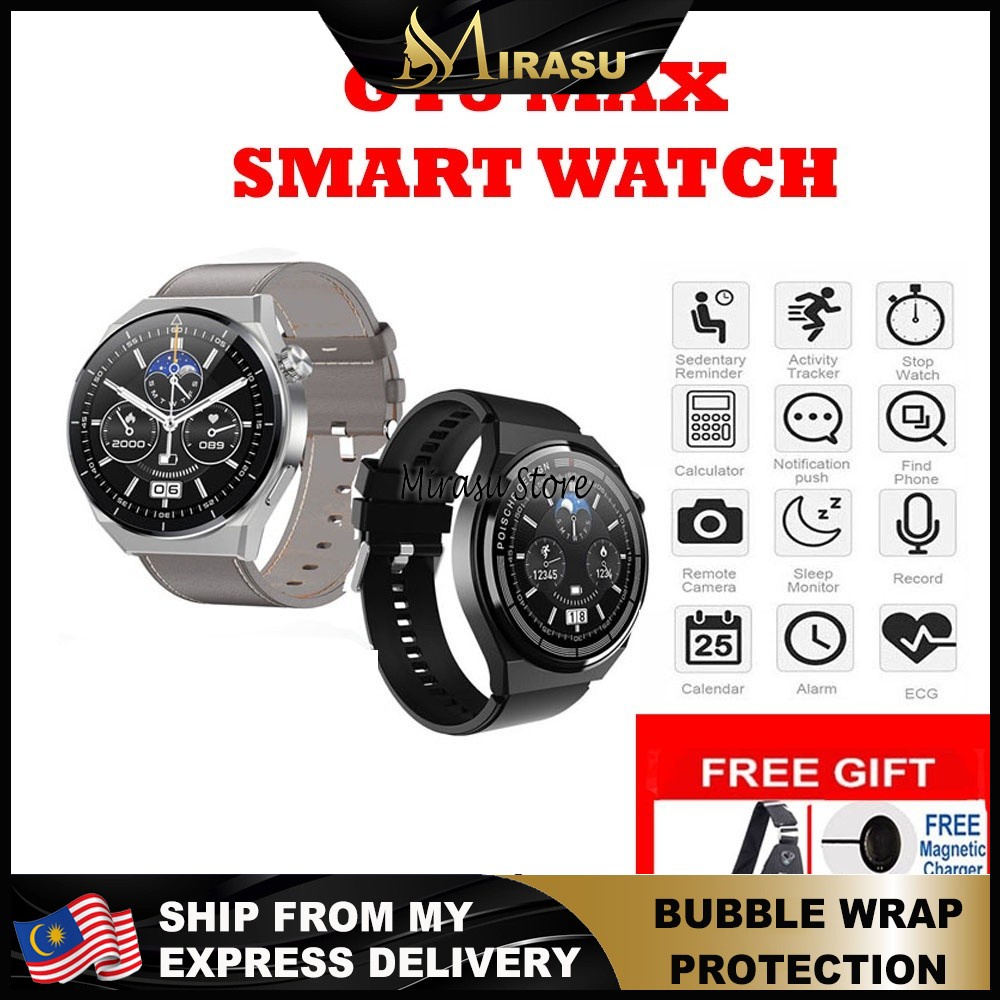 2024 New GT3 Max Smart Watch 1.5 inch Full Screen Waterproof Bluetooth Call Fitness Tracker