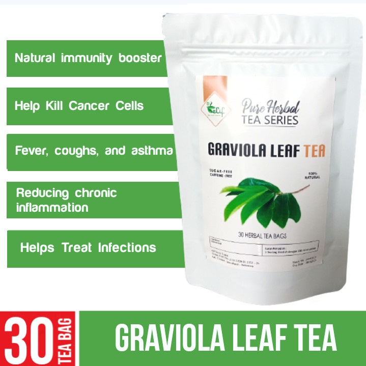 Travel Portable ELIF TEA Graviola Teh Daun Sirsak Soursoup Leaves Pure Herbal Series 30 Bag v1 Chic Daily - Image 3