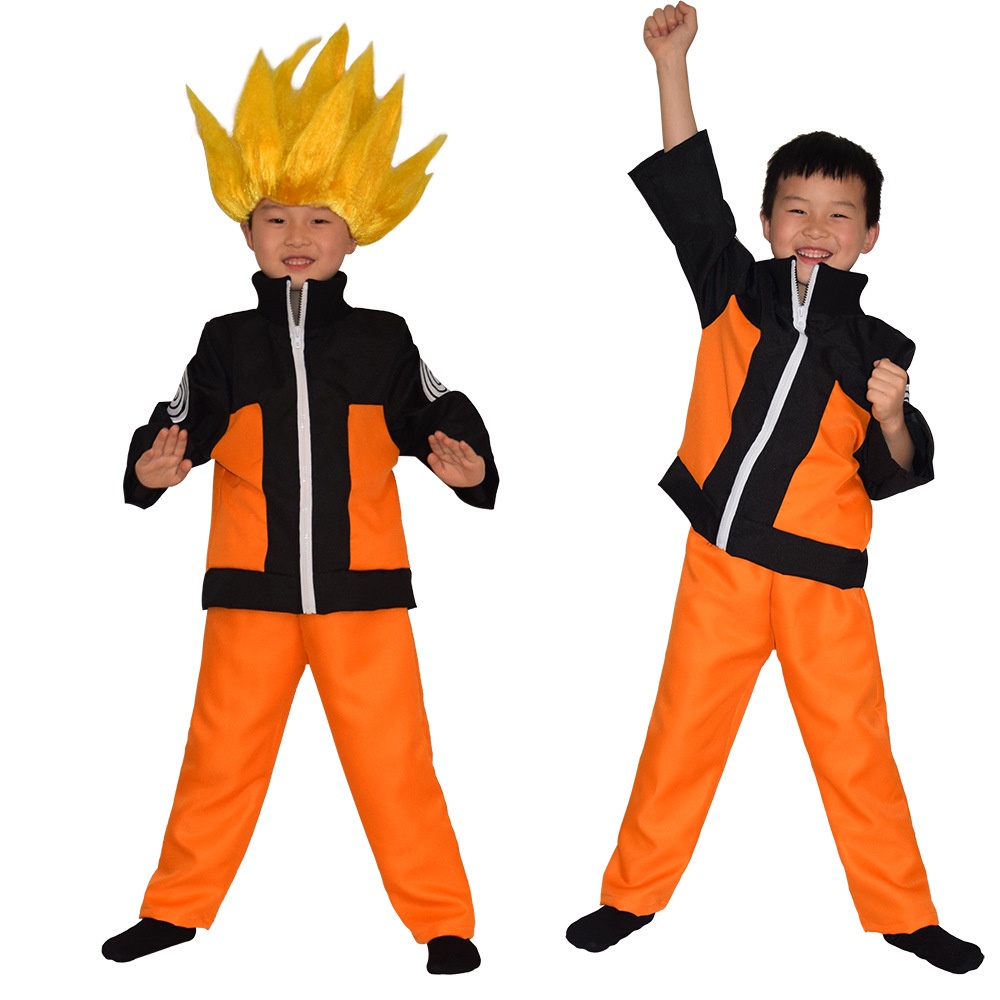 Premium Versatile Anime Uzumaki Naruto Costume Two-Dimensional Ninja Character Clothes cos Children's Performance Multi - Image 3