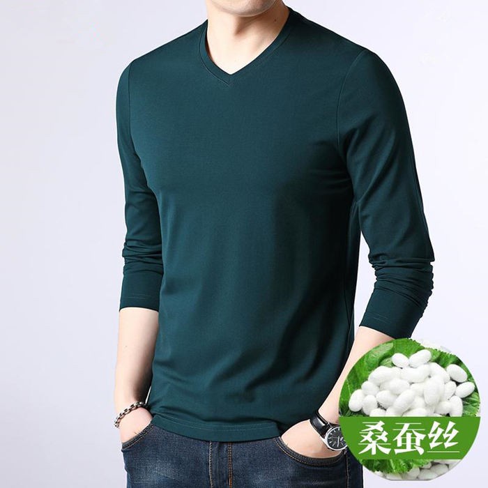 Premium Must Microfiber Round Neck Long Sleeve T-Shirt Men's (FAST-DRY/COOL-MAX) ANTI-BACTERIA MIX COLOR Purpose - Image 3