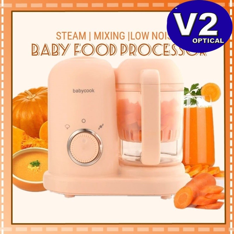 Multifunction Baby Food Processor 4 in 1 Steam Grind Cook Mix Blender Steamer Food Maker Heating Steam Defrost Blend