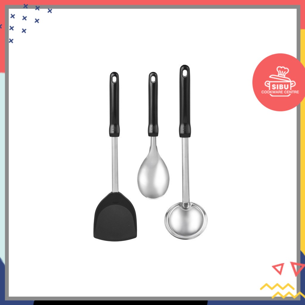 泰国斑马牌 Zebra Thailand 3Pcs Let's Cook Kitchen Tools Set