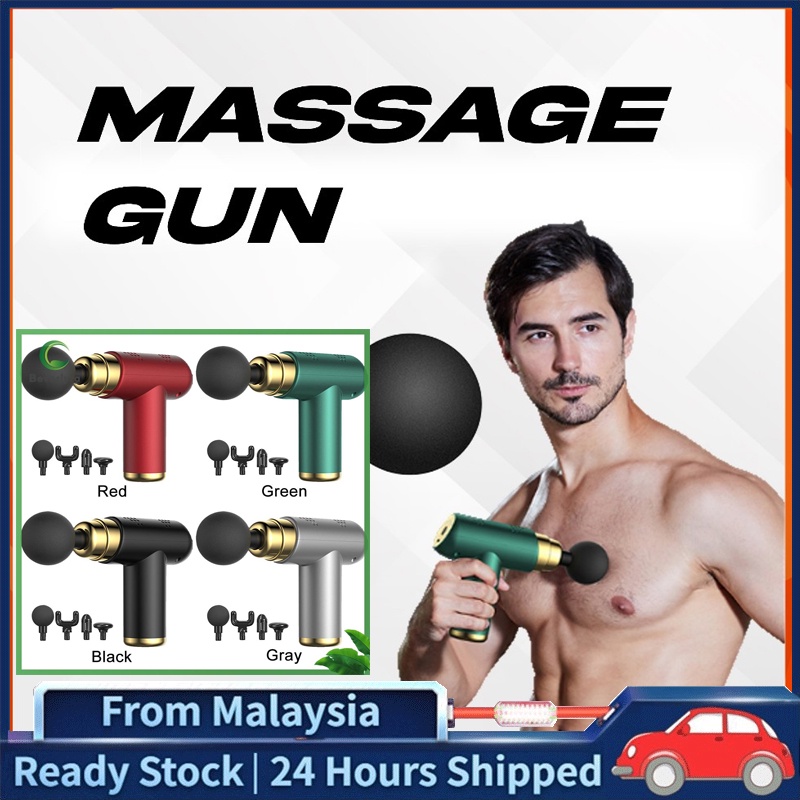 Muscle Massage Gun Muscle Massager Vibration Massage Fitness Device 6 Speeds With 4 Massage Heads Relax deep tissues