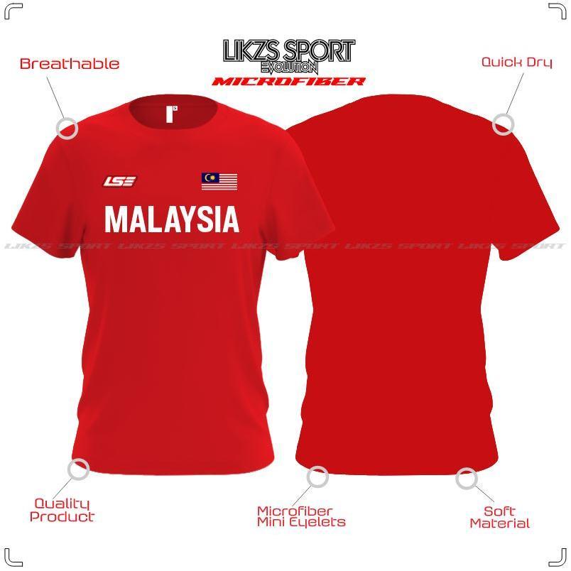 Malaysia VolleyBall Jersey Sport Athlete Pre Match Training Jersi Running Atlet Player Fans Baju Olahraga Pemain TTLSEX3