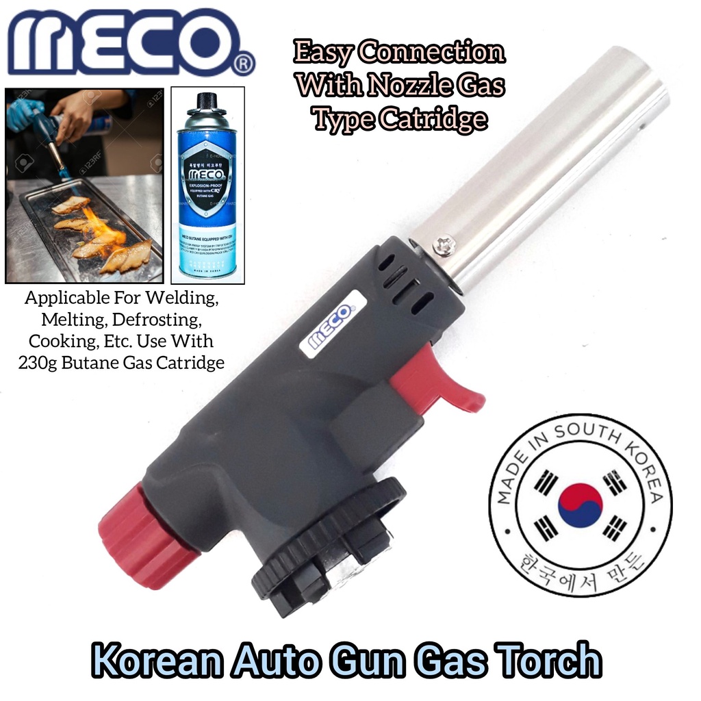 Meco Korean Korea Auto Gun Fire Gas Torch For BBQ, Camping ,Cooking , Welding.