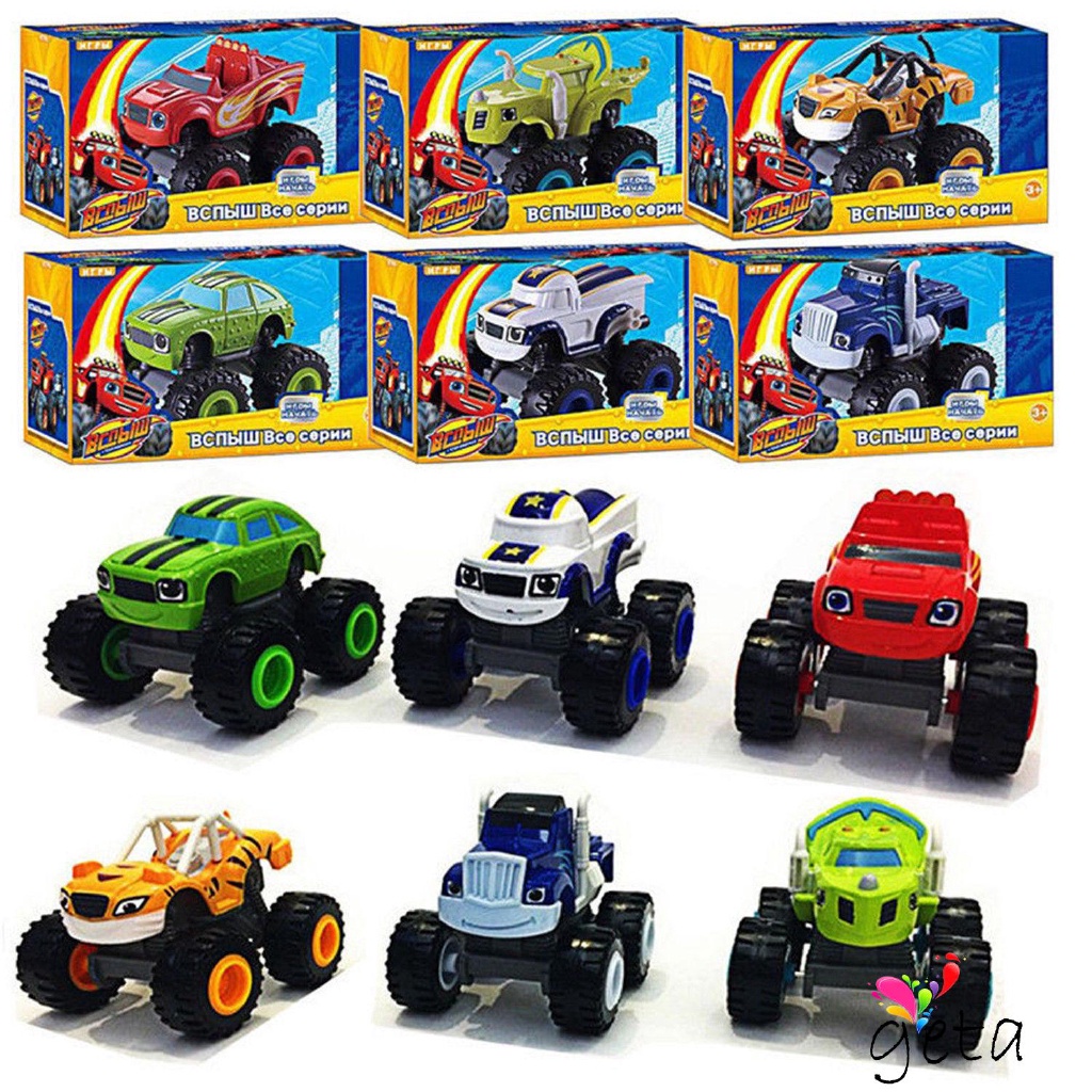 Premium Purpose GETA-Nickelodeon Blaze Monster Machines Super Stunts Kids Toy Truck Car Multi Reliable - Image 2