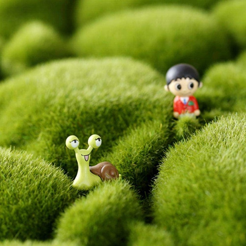 Durable Must Grass Mat Stone Shape Indoor Green Artificial Lawns Turf Carpets Fake Sod Moss Home Hotel Wall Balcony D... - Image 4