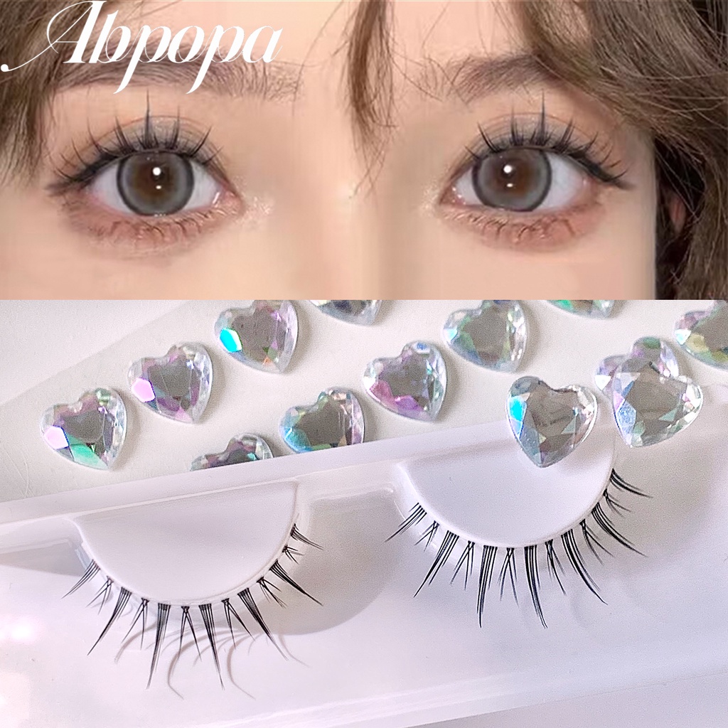 Abpopa Airy Curling False Eyelashes That Naturally Lengthen Your Eyes 1pairs