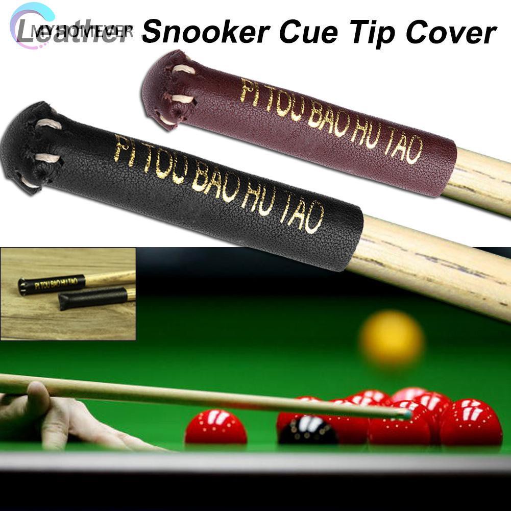 Quality Versatile HOME Leather Snooker Cue Tip Cover Protector Sleeve Stick Billiard Premium Purpose - Image 2