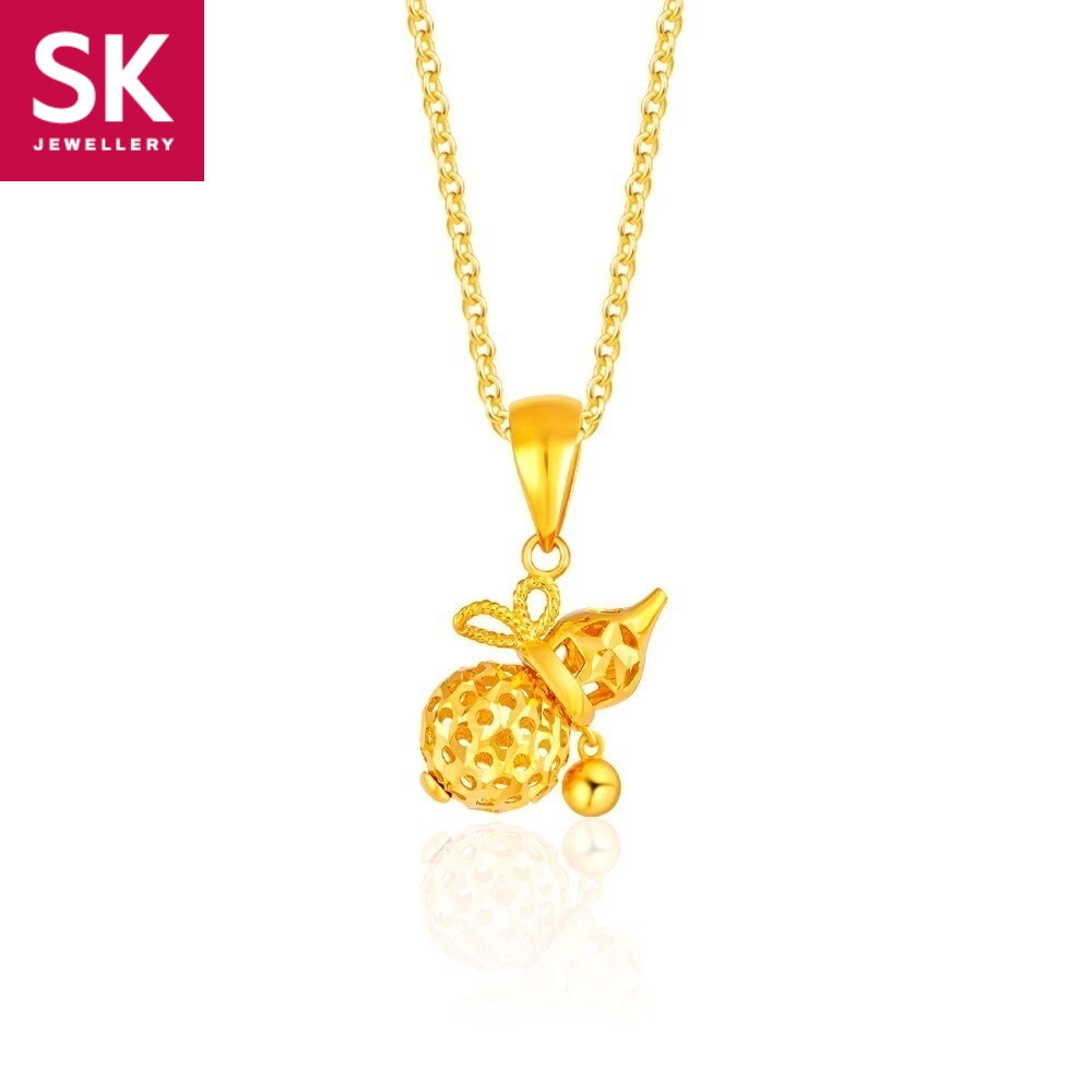 SK 916 Divine Gourd Gold Pendant