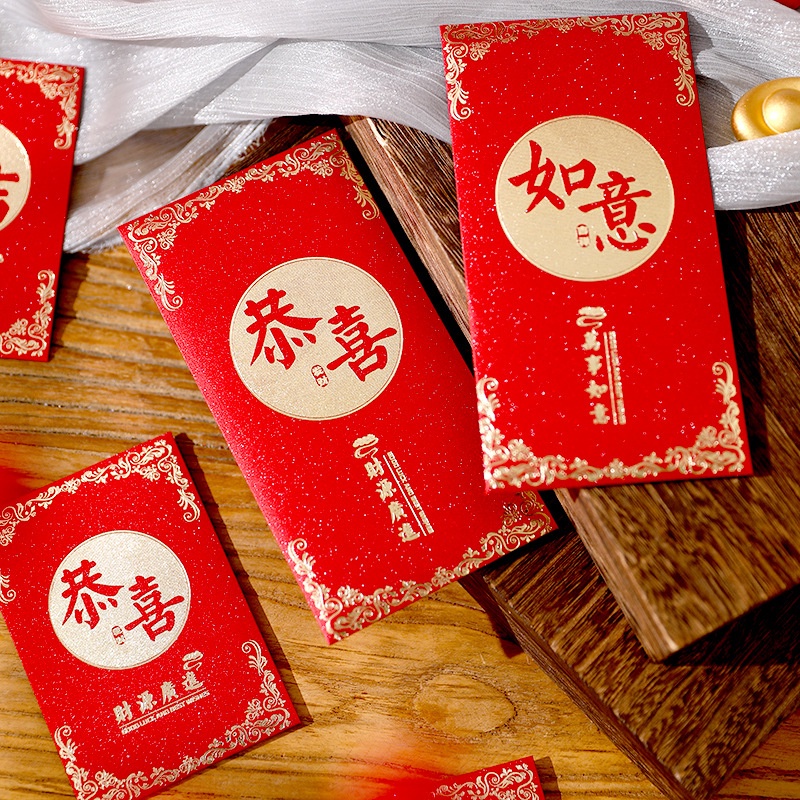 Premium Versatile Ready Stock 6pcs/set 2024 New CNY Angpow Thickened Golden Scallion Spring Festival Angpao Health Gi... - Image 2