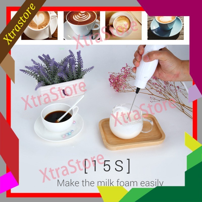 Electric Mini Beater Drinks Milk Coffee Frother Foamer Mixer Stirrer office tea time coffee Electric Mini Drink Mixers