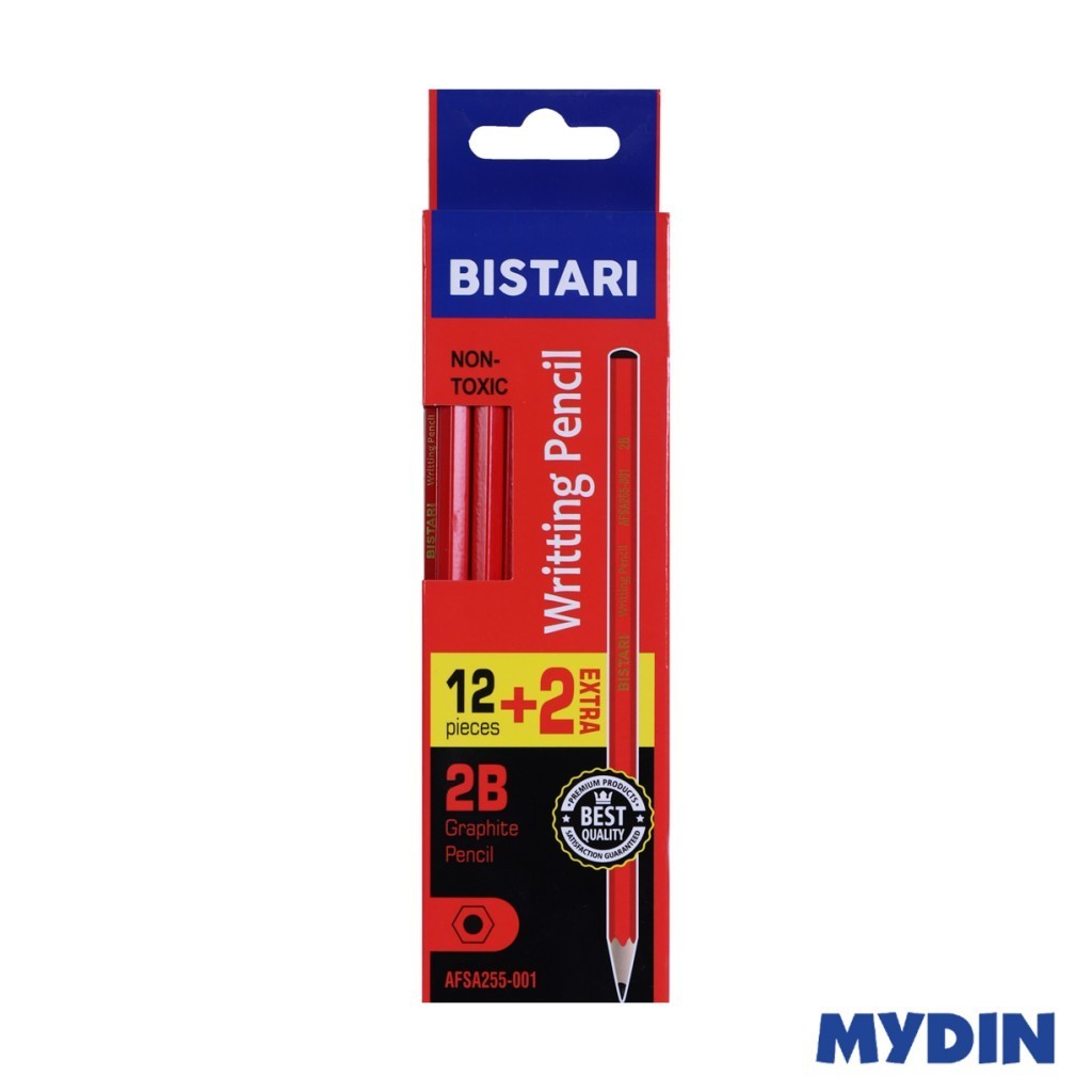 Bistari 2B Pencil AFSA255-001 (12+2)