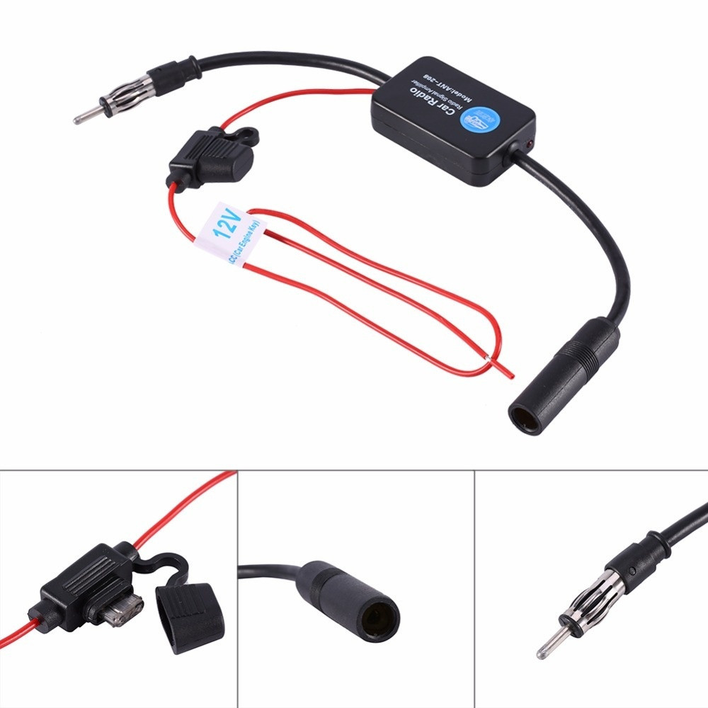 Versatile Reliable 1 set of ANT208 car active antenna 12v FM radio amplifier Signal Enhancement Device - Image 2