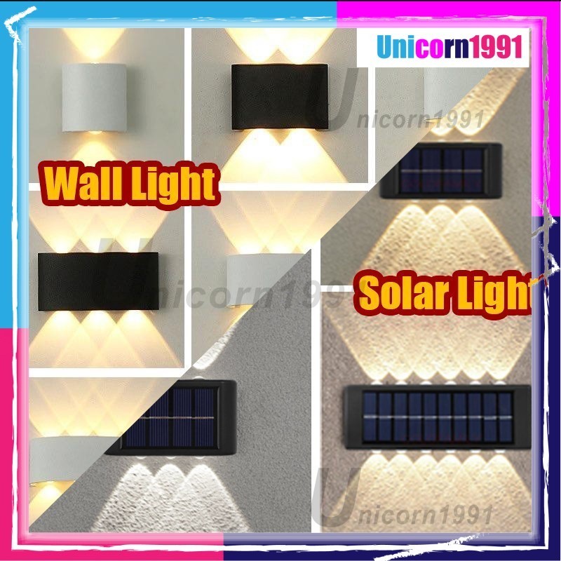 6-2✨Murah Sekal✨Aluminum LED Wall Lamp Lampu Dinding Lampu Effect Light Waterproof Wall Light Fixture Lampu Tangga