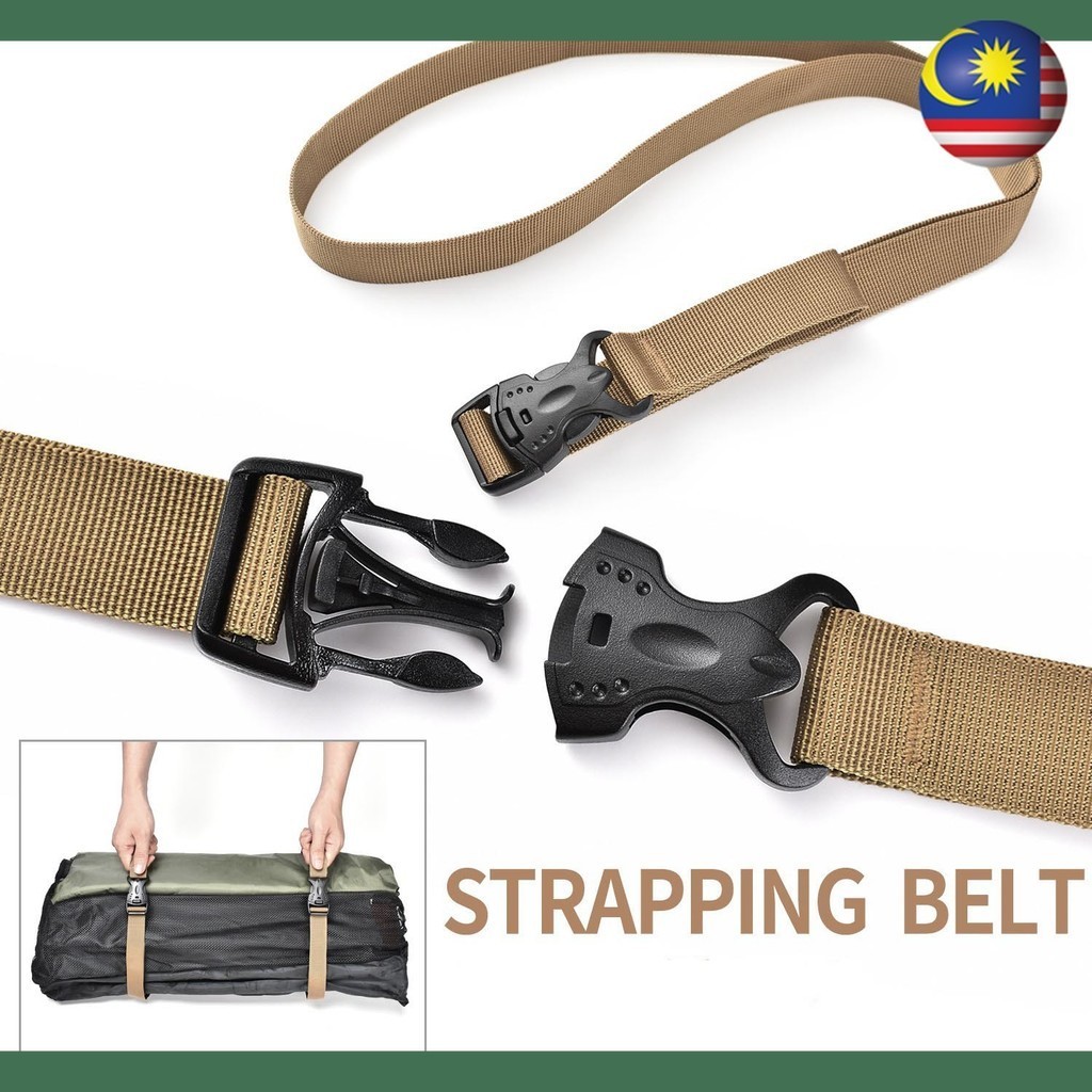 CC Ready Stock Adjustable Travel Luggage Storage Fixing Belt Strap Belt Heavy Duty Buckle Tighten strap 行李绑带