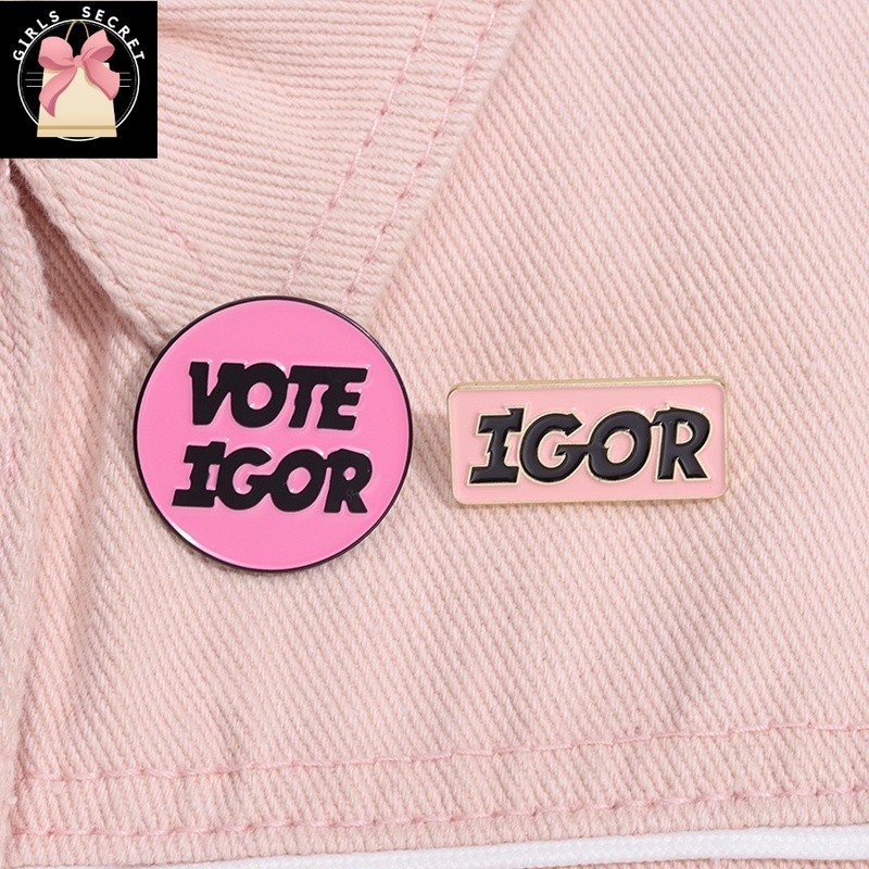 QQBbagAddStyle Rap AlbumTyler The Creator Vote Igor Enamel Pins Brooches Rock Brooch Lapel Pins Badges Music