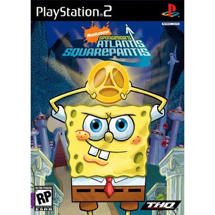 Playstation 2 Cassette - SpongeBob SquarePants Atlantis SquarePantis