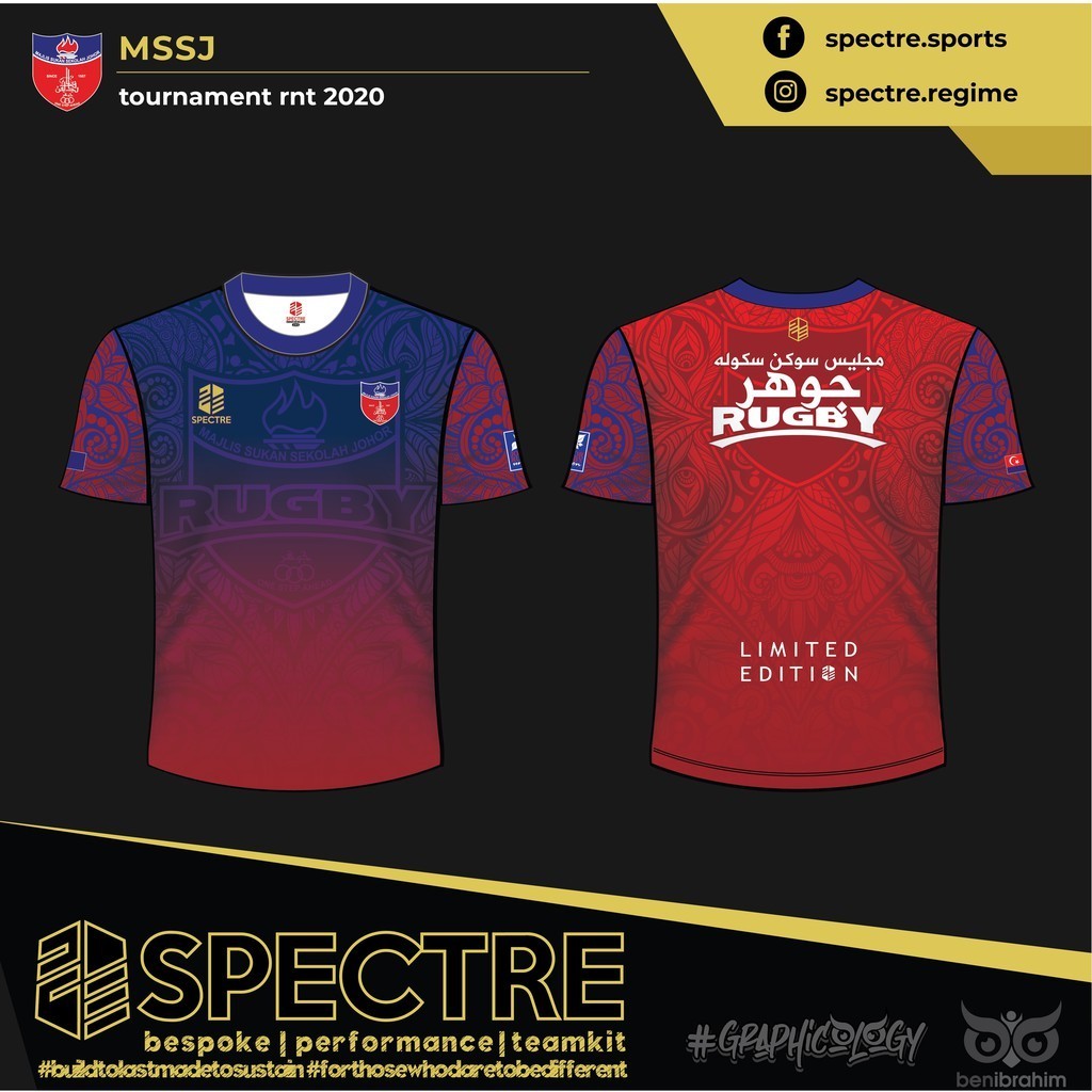 SPECTRE | MSS JOHOR 2020 | OFFICIAL MERCHANDISE | ROUND NECK TEE