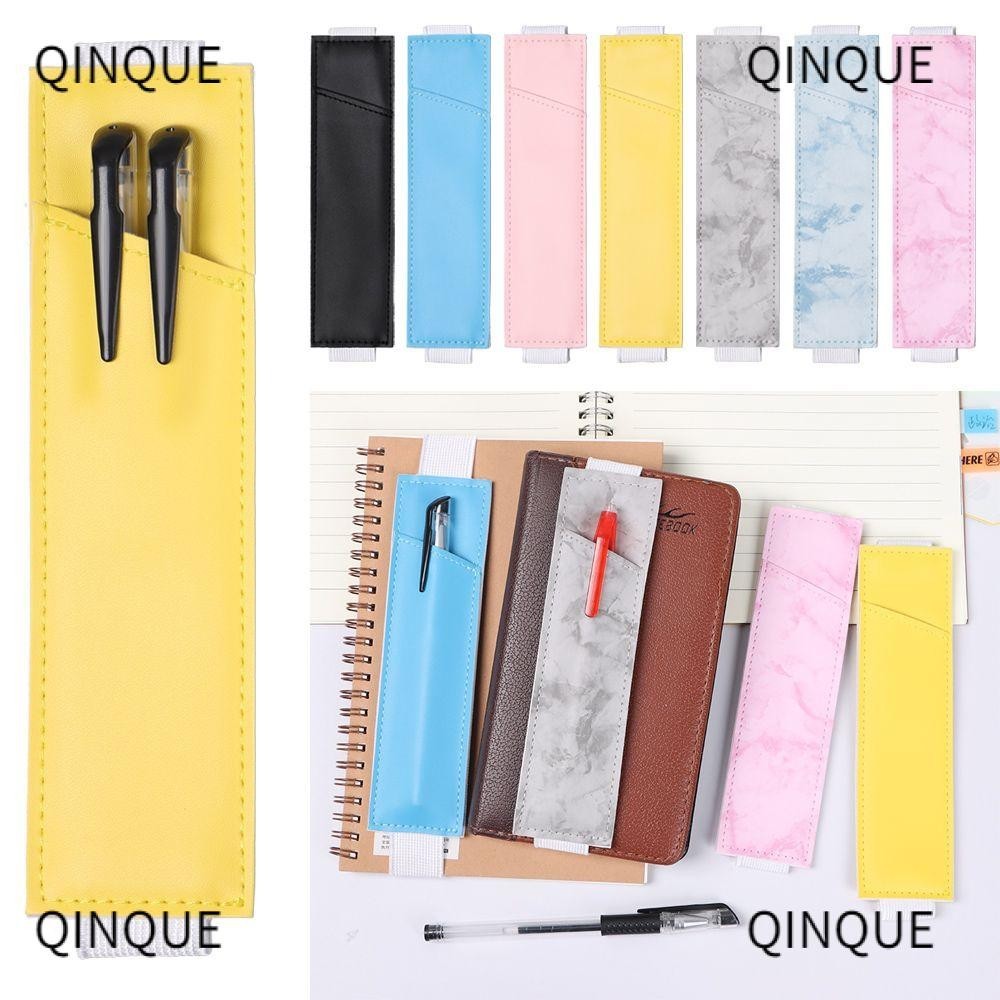 QQIN Pen Bags School Office Supplies Elastic Band Handcrafted Adjustable Pointpen Holder