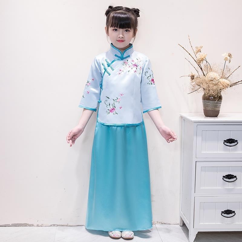 suit set China style Republic of Miss May 4th costume female student