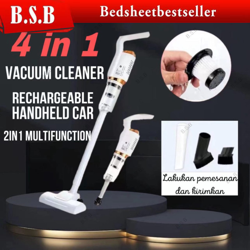 B.S.B Vacuum Cleaner Vertical Handheld 3in1 Portable Small Vacuum Wet&Dry Household Cordless Cleaner for Car/Home/bed