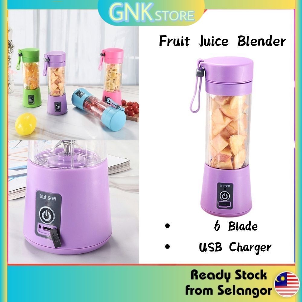 GNK STORE [380ml] Juice Blender Mixer Mini Blender Fruit Juice Blender Blander Juice Usb Blender 携便果汁机 榨汁机