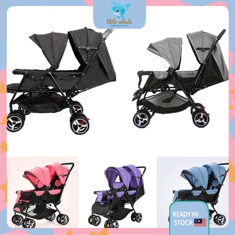 Baby Twin Stroller Twins Stroller Kembar Baby Stroller Baby