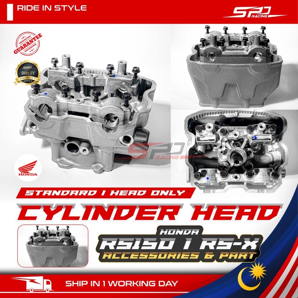RS RSX Cylinder Head Set | Standard STD HONDA Original for HONDA RS150 / RS-X150