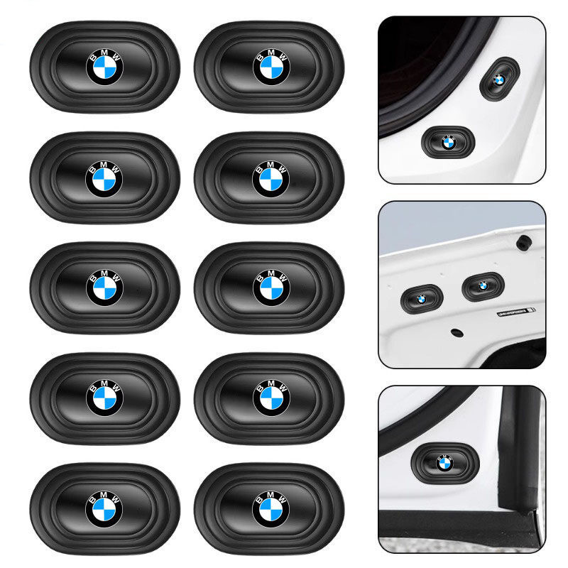 【Ready Stock】12pcs Upgraded BMW Car Shock Absorber Gasket Car Door Sound Insulation Silent Pad Sticker Exterior Accessories Aksesori Kereta Getah Pintu Kereta for BMW F30 F10 E36 E39 E46 E60 E90 M3 M5 M6 MSport
