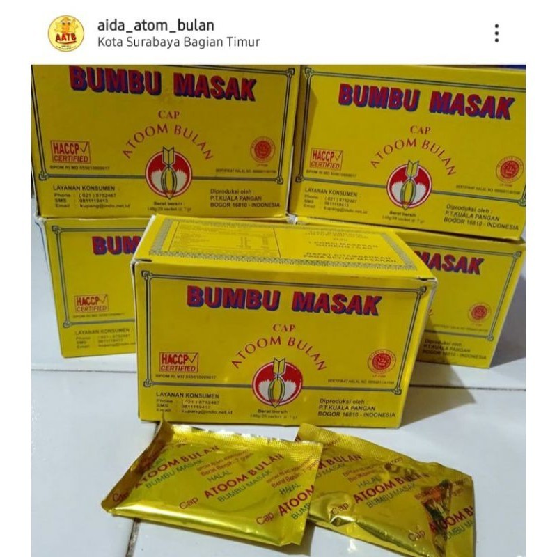 Multi Must Bumbu masak Atoom bulan (Kotak) Premium Durable - Image 4