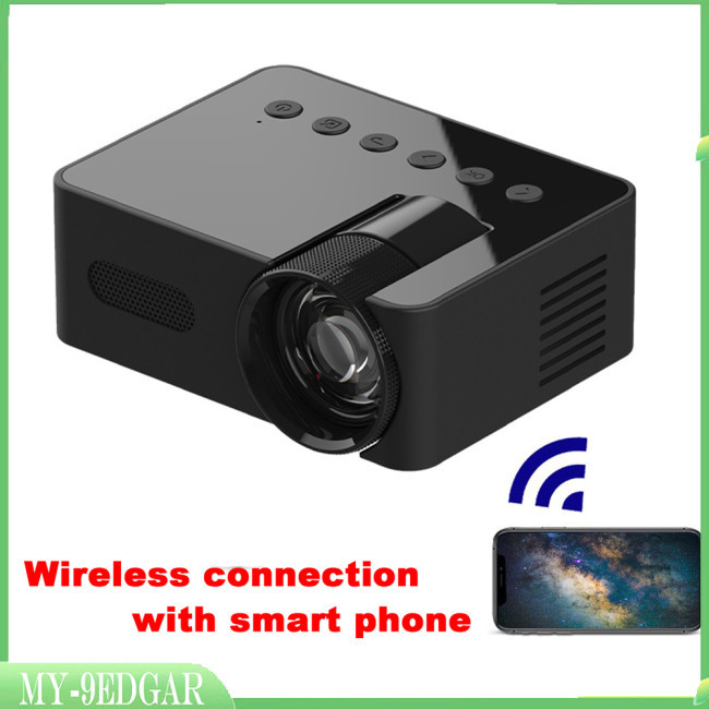 Gil YT100 WiFi Portable Projector HD Mini Video Projector Home Video Smart Projectors For Phones Tablet Laptops Computer