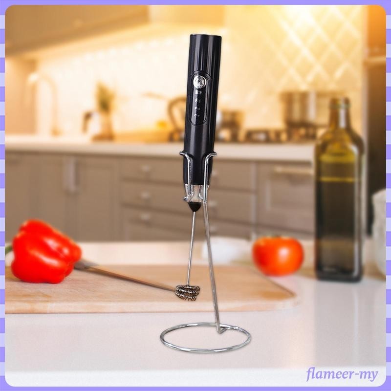 [FlameerMY] Frother Holder Stainless Steel Mixer Holder Racks Coffee Stand for The Kitchen