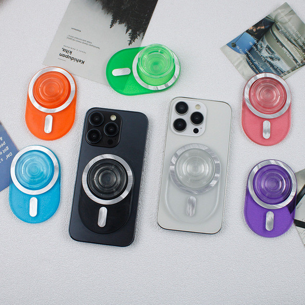 phone holder phone grip magsafe phone grip holder phone phone stand holder Magsafe Magnetic Holder Mobile Phone Candy Color Oval Mobile Phone Holder Lazy Phone Holder Mobile Phone Holder