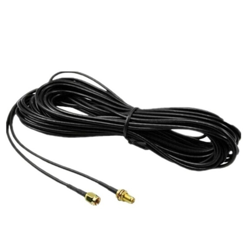 Essential Versatile baosity5.my 1/3/510 meters Antenna extension Black RP-SMA Male Female Wifi Connector Cable - Image 5