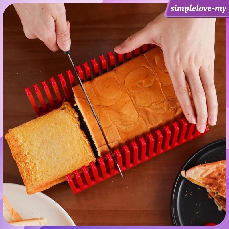 [Simple] Toast Bread Machine Bread Loaf Slicers Adjustable Bread Slicing Guide Compact Toast Cutting Guide Bread Cutter