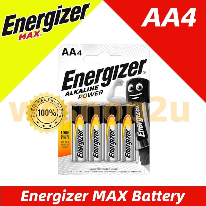 READY STOCK!!! Energizer Max A76 LR44 A23 ECR2032 3V E92 AAA E91 AA CR2032 3V 6LF22 9V 522 2032 Batt