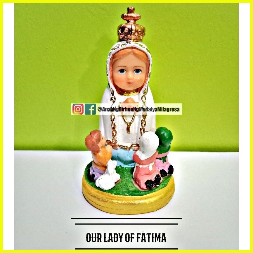 , , Our Lady of Fatima Chibi Bambini Bambino Religious Item Saint Holy Image Mini