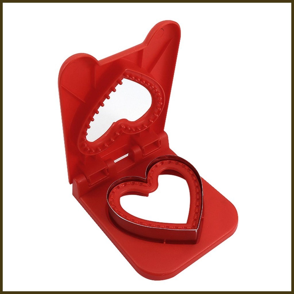 Bread Sandwich Shapers Maker DIY Cookie Cutters Portable Heart Shapes Sandwich Press Mold for Pastry Dough hanmy hanmy