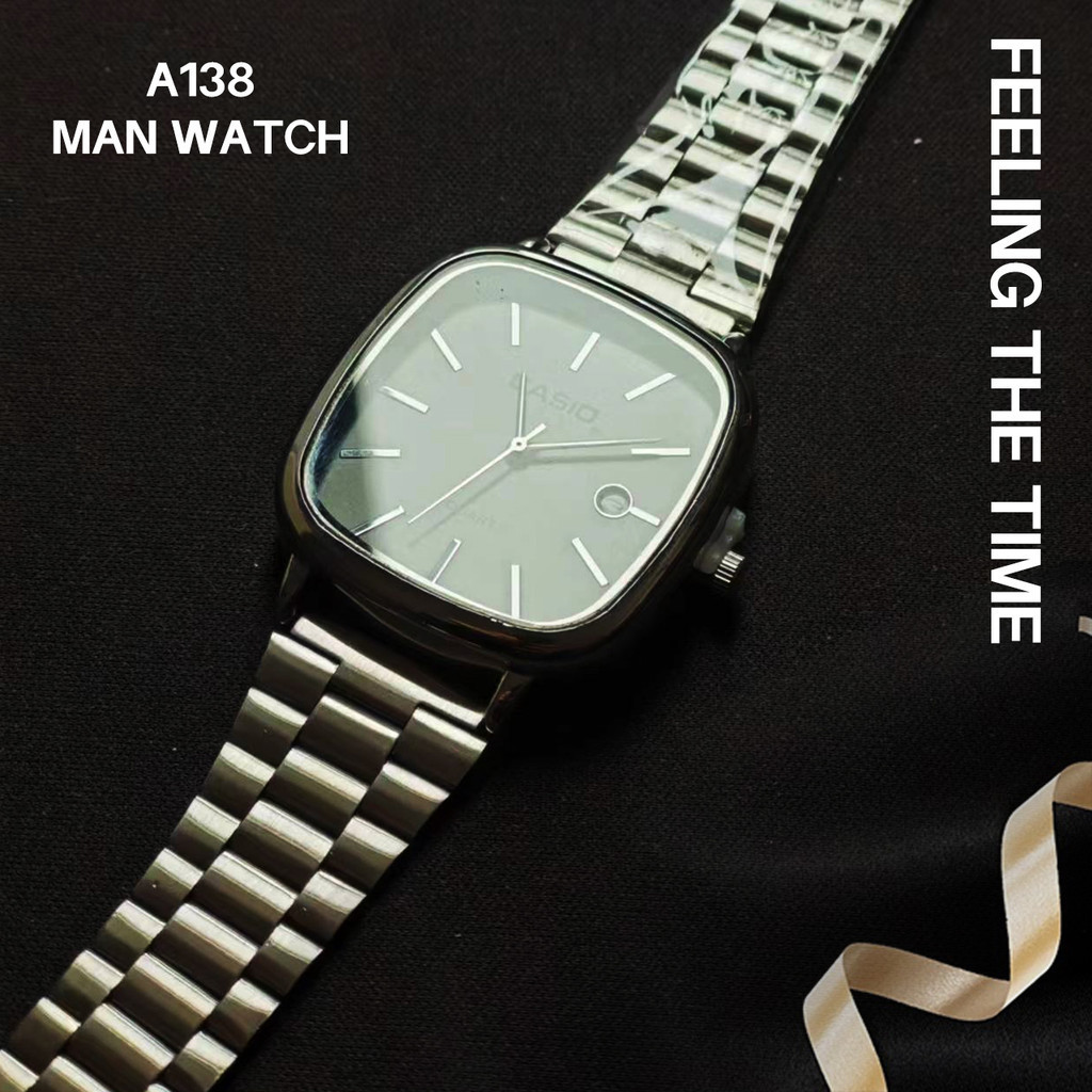 For Man / Women A138 Vintage Stainless Watch Waterproof Fashion Watch A138 Silver Watch