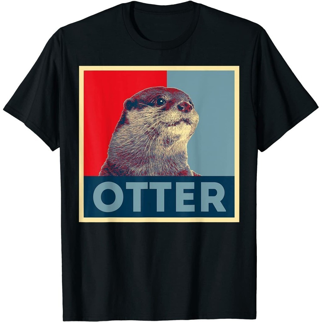 Otter Funny Animal Independent Voter Hate Politics T-Shirt