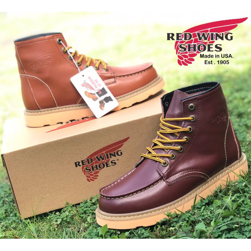 Fabulously Genuine Leather Classic R.E.D.W.I.N.G 8875 Legend Midcut Boot Shoes Kasut Kulit Cowboy RedWingSignature